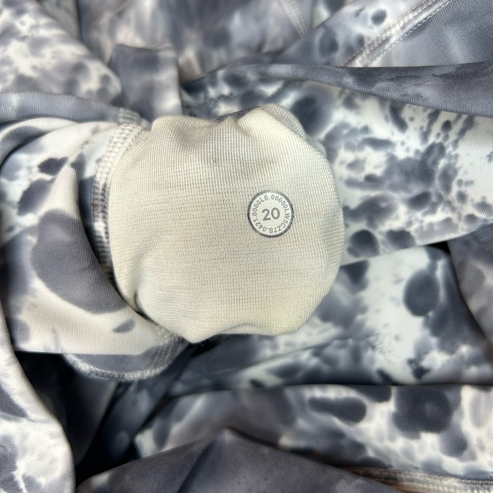 Lululemon Wunder Under High-Rise Crop 21” – Lux Marble Dye – Size 20 Like New - Picture 7 of 8